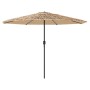 Garden umbrella with brown steel pole 324x324x247 cm by , Umbrellas - Ref: Foro24-4005109, Price: 112,82 €, Discount: %