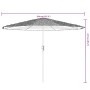 Garden umbrella with brown steel pole 324x324x247 cm by , Umbrellas - Ref: Foro24-4005109, Price: 112,82 €, Discount: %