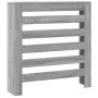 Engineered wood radiator cover in Sonoma gray, measuring 78x20x82 cm. by , Accessories for heating radiators - Ref: Foro24-85...