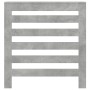 Engineered wood radiator cover in gray concrete, 78x20x82cm by , Accessories for heating radiators - Ref: Foro24-852684, Pric...