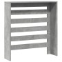 Engineered wood radiator cover in gray concrete, 78x20x82cm by , Accessories for heating radiators - Ref: Foro24-852684, Pric...