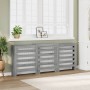 Radiator cover in Sonoma grey wood, 205x21.5x83.5 cm. by , Accessories for heating radiators - Ref: Foro24-852722, Price: 103...