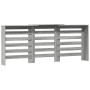 Radiator cover in Sonoma grey wood, 205x21.5x83.5 cm. by , Accessories for heating radiators - Ref: Foro24-852722, Price: 103...