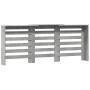 Radiator cover in gray wood concrete 205x21.5x83.5 cm by , Accessories for heating radiators - Ref: Foro24-852720, Price: 100...