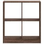 Estantería de madera de ingeniería marrón roble 68,5x32x75 cm de , Librerías y estanterías - Ref: Foro24-852813, Precio: 55,9...