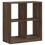 Estantería de madera de ingeniería marrón roble 68,5x32x75 cm de , Librerías y estanterías - Ref: Foro24-852813, Precio: 55,9...