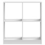 Engineered wood white shelf 68.5x32x75 cm by , Bookcases and shelves - Ref: Foro24-852807, Price: 56,41 €, Discount: %