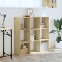 Engineered wood bookshelf in Sonoma oak, 102x32x102 cm. by , Bookcases and shelves - Ref: Foro24-852818, Price: 84,34 €, Disc...