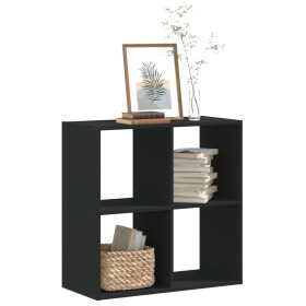 Engineered wood black shelf 68.5x32x68.5 cm by , Bookcases and shelves - Ref: Foro24-852826, Price: 51,99 €, Discount: %