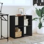 Estantería madera de ingeniería negro 68,5x32x68,5 cm de , Librerías y estanterías - Ref: Foro24-852826, Precio: 51,99 €, Des...