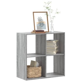 Regal graue Sonoma-Ingenieurholzregal 68,5x32x68,5 cm von , Bücherregale und Regale - Ref: Foro24-852830, Preis: 53,99 €, Rab...