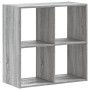 Estantería de madera de ingeniería gris Sonoma 68,5x32x68,5 cm de , Librerías y estanterías - Ref: Foro24-852830, Precio: 54,...