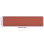 Terracotta HDPE balcony awning 120x500 cm by vidaXL, Umbrellas - Ref: Foro24-310954, Price: 21,55 €, Discount: %