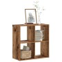 Aged wood engineering shelf, 68.5x32x68.5 cm by , Bookcases and shelves - Ref: Foro24-852832, Price: 61,63 €, Discount: %