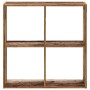 Aged wood engineering shelf, 68.5x32x68.5 cm by , Bookcases and shelves - Ref: Foro24-852832, Price: 61,63 €, Discount: %