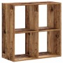 Aged wood engineering shelf, 68.5x32x68.5 cm by , Bookcases and shelves - Ref: Foro24-852832, Price: 61,63 €, Discount: %