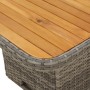 Garten-Essgruppe, 5-teilig, mit grauen Polstern aus synthetischem Rattan von , Gartensets - Ref: Foro24-3262914, Preis: 529,0...