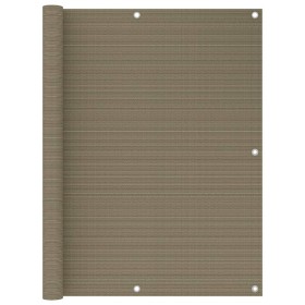 Toldo para balcón HDPE gris taupe 120x500 cm de vidaXL, Sombrillas - Ref: Foro24-310966, Precio: 29,99 €, Descuento: %