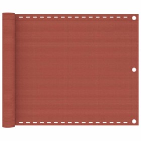 Toldo para balcón HDPE terracota 75x500 cm de vidaXL, Sombrillas - Ref: Foro24-310946, Precio: 21,99 €, Descuento: %