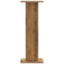 Soportes altavoces 2 uds madera roble artesano 30x30x80 cm de , Soportes para altavoces - Ref: Foro24-852671, Precio: 74,78 €...