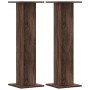 Soportes altavoces 2 uds madera marrón roble 30x30x95 cm de , Soportes para altavoces - Ref: Foro24-852678, Precio: 83,16 €, ...