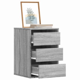 Corner chest of drawers in gray Sonoma engineered wood 40x41x58 cm by , Drawers - Ref: Foro24-852839, Price: 78,99 €, Discoun...