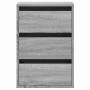 Corner chest of drawers in gray Sonoma engineered wood 40x41x58 cm by , Drawers - Ref: Foro24-852839, Price: 78,49 €, Discoun...