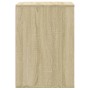 Corner chest of drawers made of engineered wood in Sonoma oak, measuring 60x41x58 cm. by , Drawers - Ref: Foro24-852845, Pric...