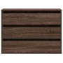 Cajonera de esquina madera ingeniería marrón roble 80x41x58 cm de , Cajoneras - Ref: Foro24-852858, Precio: 108,77 €, Descuen...