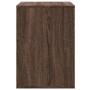 Corner chest of drawers made of brown oak engineered wood, measuring 80x41x58 cm. by , Drawers - Ref: Foro24-852858, Price: 1...