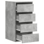 Cajonera de esquina madera ingeniería gris hormigón 40x41x76 cm de , Cajoneras - Ref: Foro24-852864, Precio: 90,02 €, Descuen...