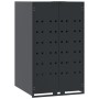 Shed for 6 anthracite steel trash cans 414x79x117 cm by , Waste container supports - Ref: Foro24-3279986, Price: 1,00 €, Disc...