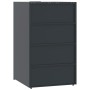 Shed for 6 anthracite steel trash cans 414x79x117 cm by , Waste container supports - Ref: Foro24-3279986, Price: 1,00 €, Disc...