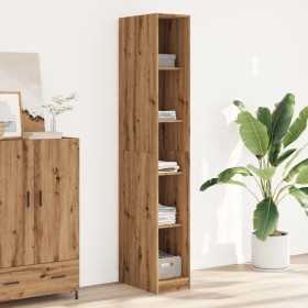 Handcrafted engineered oak wood wardrobe 30x50x200 cm by , Wardrobes - Ref: Foro24-3307710, Price: 127,99 €, Discount: %