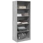 Armario de madera de ingeniería gris Sonoma 80x50x200 cm de , Armarios roperos - Ref: Foro24-3307725, Precio: 179,69 €, Descu...