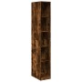 Engineered wood wardrobe in smoked oak color, 30x50x200 cm by , Wardrobes - Ref: Foro24-3307706, Price: 127,17 €, Discount: %