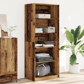 Engineered wood aged wood wardrobe 80x50x200 cm by , Wardrobes - Ref: Foro24-3307727, Price: 175,76 €, Discount: %