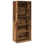 Armario de madera de ingeniería madera envejecida 80x50x200 cm de , Armarios roperos - Ref: Foro24-3307727, Precio: 175,76 €,...