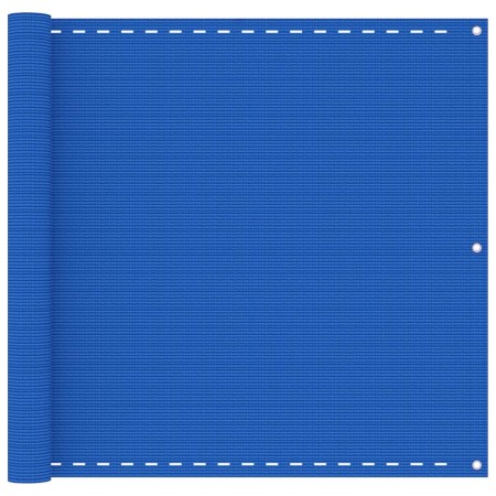 Toldo para balcón HDPE azul 90x400 cm de vidaXL, Sombrillas - Ref: Foro24-310985, Precio: 20,11 €, Descuento: %