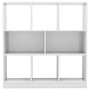 Glossy white plywood shelf 97.5x29.5x100 cm by vidaXL, Bookcases and shelves - Ref: Foro24-800177, Price: 91,99 €, Discount: %