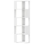 Corner shelf 5 levels white wood 50x50x179 cm by , Bookcases and shelves - Ref: Foro24-852582, Price: 83,99 €, Discount: %