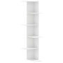 White wooden corner wall shelf 36.5x36.5x140 cm by , Shelves and shelves - Ref: Foro24-852627, Price: 56,36 €, Discount: %