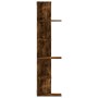 Corner wall shelf in smoked oak wood 36.5x36.5x140 cm by , Shelves and shelves - Ref: Foro24-852631, Price: 54,57 €, Discount: %