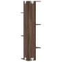 Corner wall shelf made of brown oak wood 36.5x36.5x140cm by , Shelves and shelves - Ref: Foro24-852633, Price: 55,99 €, Disco...