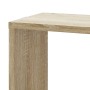 Corner wall shelf in Sonoma oak wood 45x45x147 cm by , Shelves and shelves - Ref: Foro24-852638, Price: 61,90 €, Discount: %