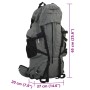 Mochila de senderismo tela oxford gris 60 l de , Mochilas - Ref: Foro24-4009961, Precio: 68,20 €, Descuento: %