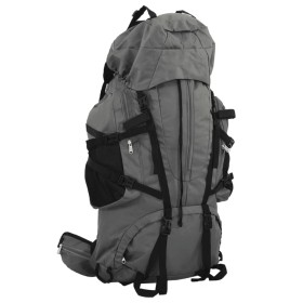 Mochila de senderismo tela oxford gris 80 l de , Mochilas - Ref: Foro24-4009968, Precio: 71,72 €, Descuento: %