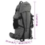 Mochila de senderismo tela oxford gris 100 l de , Mochilas - Ref: Foro24-4009975, Precio: 78,86 €, Descuento: %