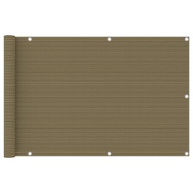 HDPE grau taupe Balkonmarkise 90x500 cm von vidaXL, Sonnenschirme - Ref: Foro24-310962, Preis: 23,85 €, Rabatt: %