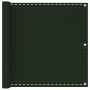 Dark green HDPE balcony awning 90x400 cm by vidaXL, Umbrellas - Ref: Foro24-310973, Price: 20,21 €, Discount: %